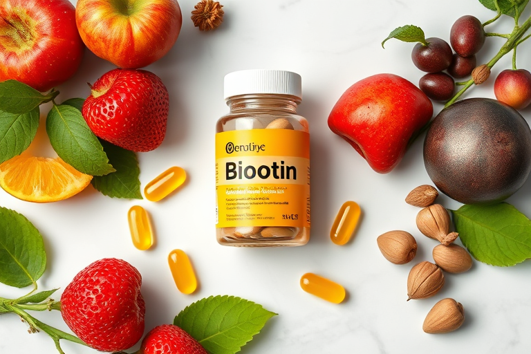 Biotina y vitaminas para piel, cabello y uñas